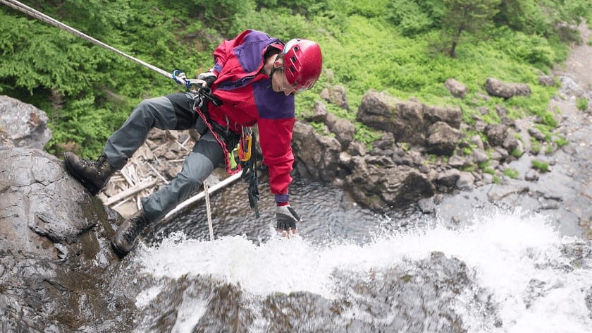 Woman Abseiling at Oribi Gorge Acivities at Oribi Gorge