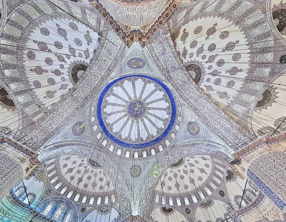 Interior of Blue Mosque