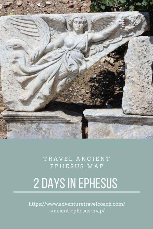 Ancient Ephesus map, your best 2 days in Ephesus