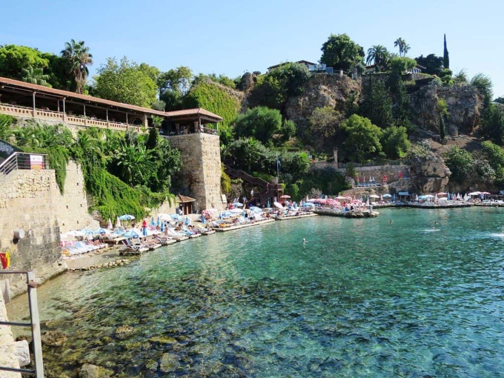 Visit Antalya beach is one of the Best thing to do in Antalya Turkey