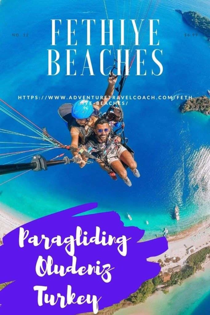 Paragliding at Oludeniz Fethiye Beach Turkey