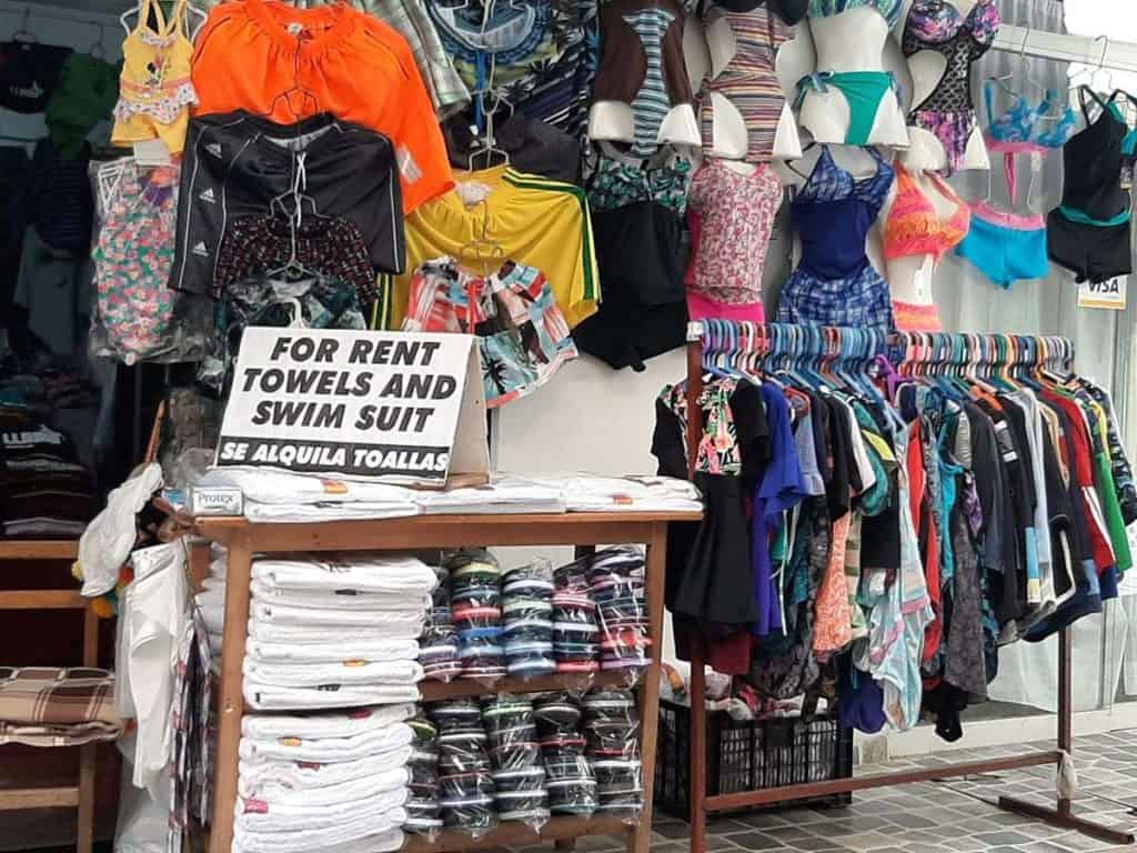 Bathing suit rental Peru