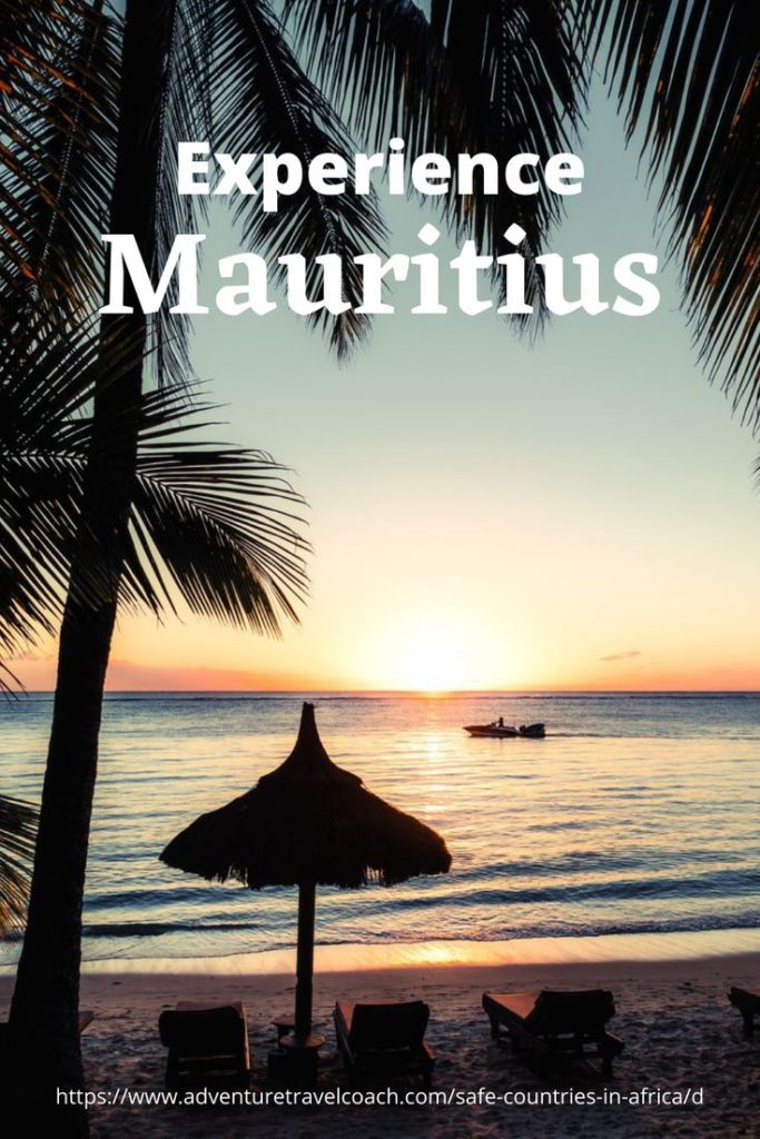 Sunset in Mauritius Trou aux Biches 