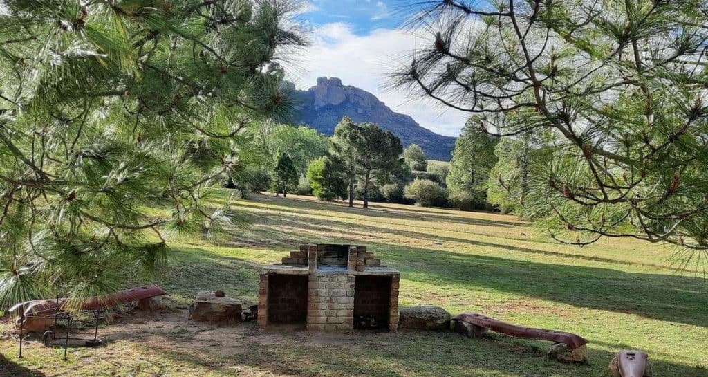 Zastron Campsite Camp South Africa overlooking the Mountains