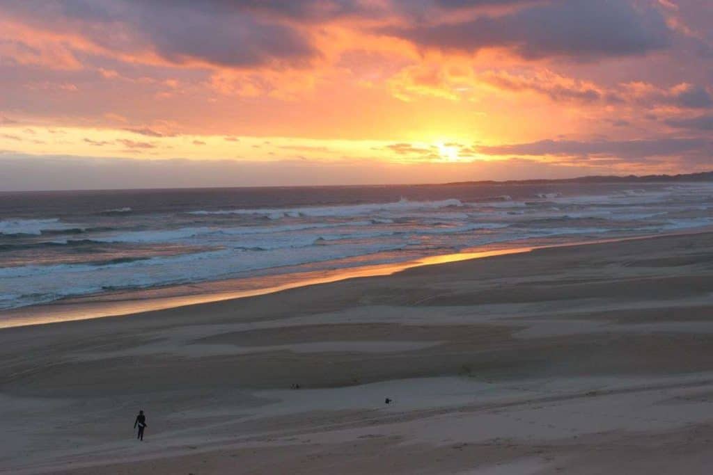 Sunset at Oyster bay Eastern Cape South Africa