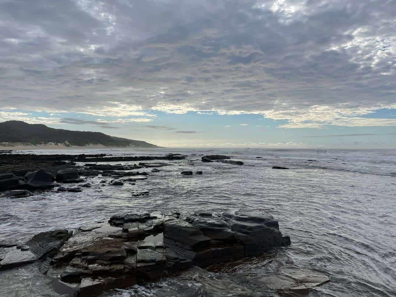 Ocean on a Sunny Wild Coast weather day