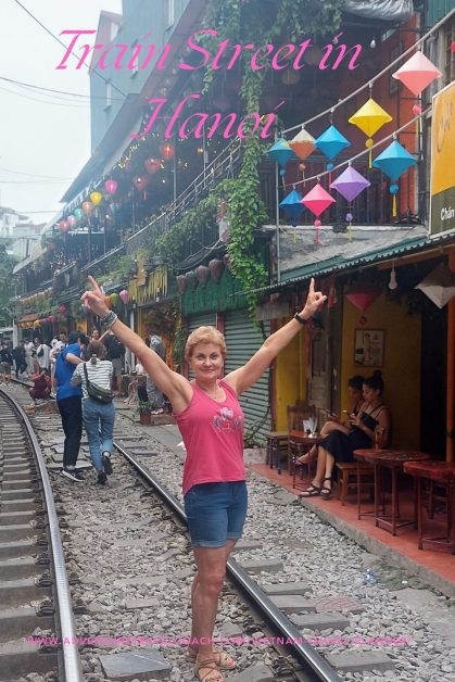 A visit to Hanoi train street Vietnam Hanoi highlights to add to Travel Planner #trainstreethanoi #tahienhanoi