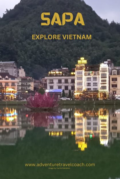 view of Sapa town Vietnam #issapaworthvisiting - image by Carrie Hampton