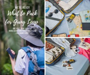Backpack Ha Giang Loop Packing List