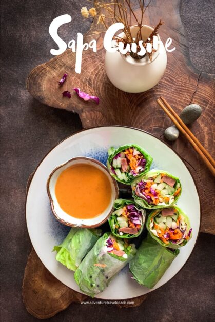 Vietnam Springrolls Sapa Cuisine #vietnamspringrollsvegetarian