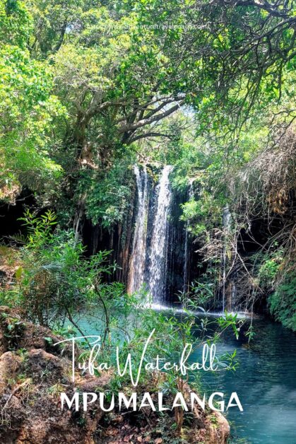 Kadishi Tufa Waterfall in Mpumalanga #panoramaroute #mpumalangawaterfalls #waterfallsinmpumalanga #southafrica