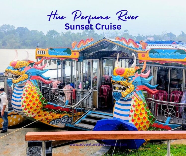 Dragon-boat in Hue for Hue Perfume River Sunset Cruises in Vietnam