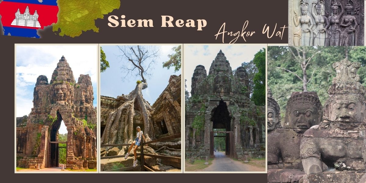 Temples in Siem Reap Cambodia #cambodiaAttractionsSiemReap Cambodia #AngkorWattemples